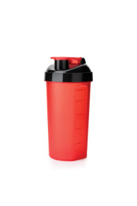 Durable <b>plastic</b> shaker bottle gym protein mixer <b>cup</b> leakproof fitness sports <b>drink</b> container in red orange blue - Product Image 2