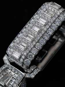 Colgante de Plata de Ley 925 con Moissanita VVS/D, Estilo Hiphop 3D Iced Out, Alta Demanda, Mejor Precio en India - Product Image 4