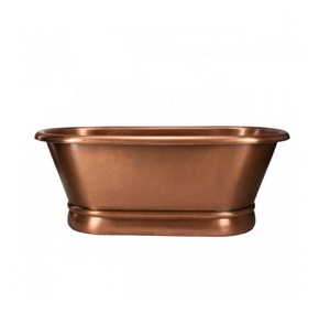 Luxurious Handicrafts Freestanding First Class New Copper <b>Bathtub</b> Matte Finishing Copper Freestanding <b>Bathtub</b> Plain Wholesaler - Product Image 2