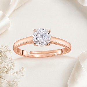 New Luxury 14K White Gold IGI Certified Lab Grown <b>Diamond</b> Four Prong Classic Engagement Wedding Fine <b>Ring</b> - Product Image 1