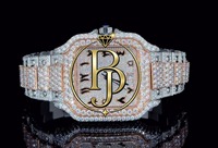 Montre de luxe à cadran analogique en quartz incrusté de diamants carrés, argentée, 25 mm, étanche 10 bars, écologique, légère, à fermoir pliant