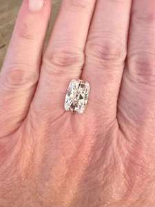 3.02CT VS1 Elongated <b>Cushion</b> Cut Lab Grown Diamond IGI Certified for Anniversary Ring Jewelry Making Gift - Product Image 3
