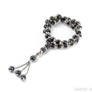 Tasbih en résine écologique fait main, Misbaha 33 perles, chapelet musulman pour homme, Mastkhan, bijoux islamiques, cadeau de l'Aïd - Product Image 2