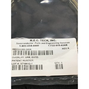2 M.E.C TECH MEC81155-200A OVERLAY, SUPÉRIEUR, EXTD. Équipements et pièces semi-conductrices d'occasion fiables à l'échelle mondiale chez - Product Image 3
