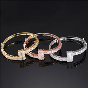 Bracelet à maillons cubains en moissanite de qualité supérieure 6mm 11mm en argent sterling 925 bijoux glacés HipHop avec pierres DEF VVS vente en gros - Product Image 5