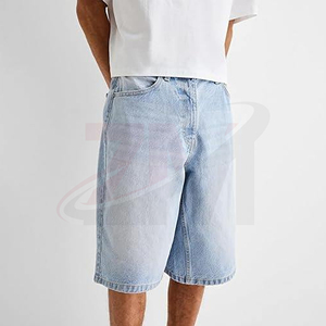 Pantalones Cortos de Mezclilla Personalizados para Hombre, Pantalones Cortos de Jean de Algodón Premium, Ropa Casual de Verano, Fabricante de Marca Privada OEM ODM - Product Image 3