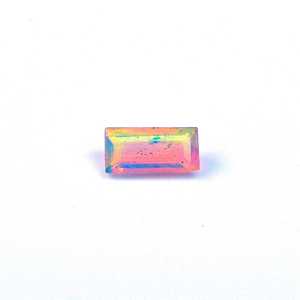 Lot en gros de 3x6 mm d'opale naturelle Welo éthiopienne arc-en-ciel, taille baguette, facettée, calibrée, pour la fabrication de bijoux, qualité AAA++ - Product Image 2