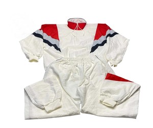 Ensemble de survêtement coupe-vent personnalisé pour homme, ensemble de jogging doublé, haut coupe-vent à manches longues et pantalon de jogging, ensemble anorak rétro - Product Image 1