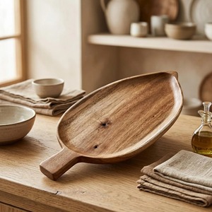 Simple Leaf Plate For Display And Organizer For Keys Jewelry And Candle Stylish Decorative Plate Entryway <b>Table</b> And <b>Dressing</b> Use - Product Image 4