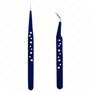 Pinzas de Acero Inoxidable para Extensión de Pestañas, Aplicador Recto y Resistente, Multicolor, Logotipo Personalizado, Herramienta de Belleza - Product Image 3