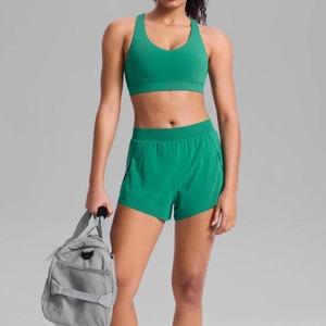Hot Discount Seamless Backless Bra and High Waist Running Shorts 2 Pieces Women's Gym Yoga Sports Bra - Product Image 3
