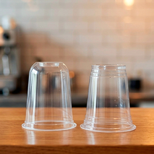 Vietnam Wholesale Disposable PP <b>Cups</b> 16oz 22oz Transparent Single Wall <b>Plastic</b> <b>Cups</b> 95mm Lid For Beverage Tea Coffee Juice - Product Image 1