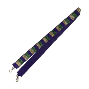 Sangle élégante faite à la main avec perles pour femme, accessoire de mode de luxe avec broderie de perles complexe, sangle de sac à bandoulière haut de gamme - Product Image 1