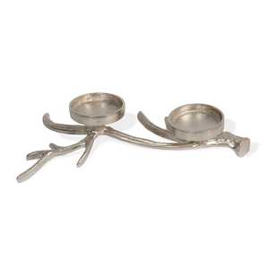 Jaffsexports Tabletop Silver Antler <b>Tea</b> <b>Light</b> Holder for <b>Christmas</b> Home Decoration Durable Metal Handmade Eco-Friendly Candle - Product Image 1