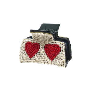 Pinza para el pelo bordada a mano con cuentas elegantes, diseño Anna Color Block, accesorio para el cabello con cuentas, uso diario, de la India - Product Image 2