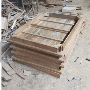 Luxury Resort <b>Outdoor</b> Furniture 350cm Long Teak Wood <b>Dining</b> <b>Table</b> Weather Resistant Slatted <b>Extendable</b> Patio <b>Table</b> for 12 or 14 - Product Image 4