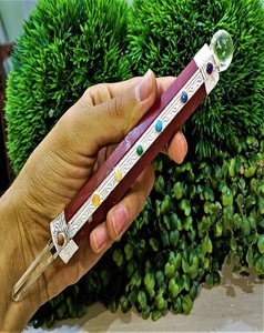 Cristales Naturales de Última Generación y Mejor Calidad, Barra de Jaspe Rojo para Sanación, Varita de Jaspe Rojo para los 7 Chakras - Product Image 1