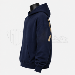 Sudadera con Capucha Oversize para Hombre, Personalizable, de Algodón y Felpa, Estilo Urbano, Informal, Fabricante Mayorista - Product Image 4