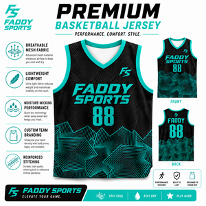 Maillot de basketball personnalisé par sublimation, respirant, séchage rapide, uniforme d'équipe, débardeur d'entraînement sportif en maille, vêtements de sport en gros - Product Image 5