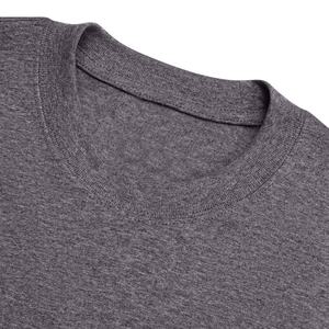 เสื้อยืดคอตตอน 100% ทรงหลวมสำหรับผู้ชาย พิมพ์ลายสกรีนโลโก้ด้านหน้าแบบกำหนดเอง ไซส์ใหญ่ น้ำหนักมาก แขนสั้น เป็นมิตรกับสิ่งแวดล้อม - Product Image 3