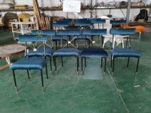 Jonathan <span class=keywords><strong>adler</strong></span> moderne sedie da pranzo in velluto oro metallo nero sala da pranzo set 6 sedie curvo schienale da pranzo sedia mobili - Product Image 6