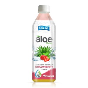 Bebida de Aloe Vera Tan Do en Botella PET de 500 ml, Baja en Grasa, 100% Pura, con Sabor a Piña, Fruta de la Pasión, Mango y Agua de Coco, 10 Brix, Batido - Product Image 2