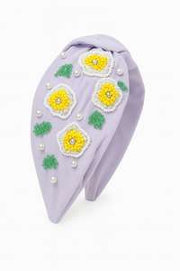 <b>Teacher</b> Day Special Handmade Embroidery Seed Beaded Hair Band For Parties Festive <b>Gifting</b> Decorative Headband Hair Accessories - Product Image 3