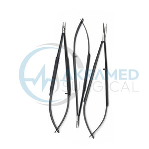 Juego de Instrumentos Microquirúrgicos Básicos con Recubrimiento Negro, Kit de Microcirugía de Acero Inoxidable, Herramientas Quirúrgicas de Precisión con Certificación CE - Product Image 3