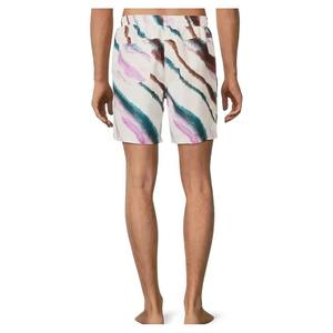 Short de bain décontracté pour homme, taille haute, avec cordon de serrage, séchage rapide, respirant, écologique, motif uni, en polyester/coton - Product Image 4