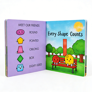 Libros de Cartón Corrugado Impresos a Todo Color y Personalizados de SunGene para Niños - Impresión Offset, Laminación de Película, Venta al Por Mayor de Fábrica - Product Image 5