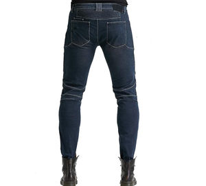 Jeans Azules de Cintura Baja para Hombre, Corte Moderno, Pierna Ajustada, Pantalón de Mezclilla Informal - Product Image 1