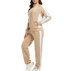 Conjunto Deportivo para Mujer, 100% Poliéster, Transpirable, Ligero, Ropa Deportiva, Chaqueta y Pantalones Jogger - Product Image 1
