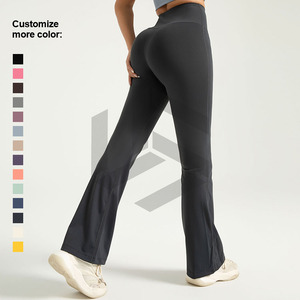 Leggings de yoga de cintura alta al por mayor para mujer, ecológicos, de spandex estampado, elásticos en cuatro direcciones, ligeros, conjuntos de yoga elásticos - Product Image 3