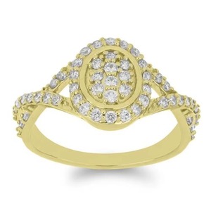 ZAWO Moissanite Cluster <b>Ring</b> Women Halo Design Brilliant Cut Prong Setting Gold Engagement <b>Ring</b> Birthday Gift Fine Jewelry - Product Image 1