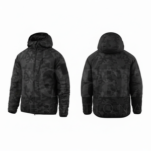 Hot Selling Premium Quality <b>Lightweight</b> Camouflage Hooded Puffer <b>Jacket</b> Windproof Warm Outdoor <b>Casual</b> Winter <b>Jackets</b> For Unisex - Product Image 2