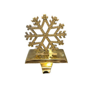 Soporte para Calcetines de Navidad con Forma de Reno, de Latón Macizo Vintage, Dorado, Elegante Decoración para Chimenea, Regalo - Product Image 3