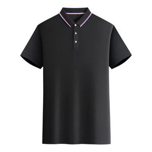 Polo à manches courtes blanc pour homme, couleur unie, coton Oxford, respirant, design décontracté, boutons sur le devant, coupe classique - Product Image 2