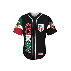 Camiseta de Béisbol Personalizada, Transpirable, de Manga Corta, Unisex, con Rayas, Uniforme con Ribete Blanco y Negro, Cierre de Botones, Corte Regular, para Adultos - Product Image 3