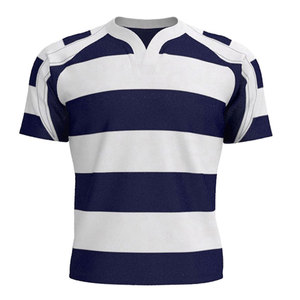 Conjunto de Uniforme de Rugby Unisex Transpirable y Económico, Camiseta de Rugby Sublimada Personalizada al por Mayor, Jersey de Equipo 100% Poliéster Ecológico de Secado Rápido - Product Image 1