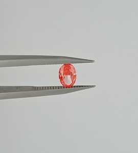 Diamante Ovalado de Color Rojo Rosado Intenso de 1ct 2ct 3ct, Certificado IGI, Cultivado en Laboratorio, CVD HPHT, Claridad VS1, Diamante Suelto para Joyería - Product Image 4