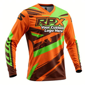 Maillot de motocross personnalisé en polyester, dernière collection, pour la course tout-terrain, vêtements exclusifs pour la moto et les courses automobiles, maillot de motocross - Product Image 4