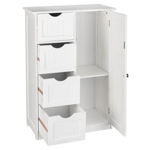 Armadio da bagno leggero di alta qualità impermeabile facile da spostare elegante Design pratico offre ampio spazio per - Product Image 5