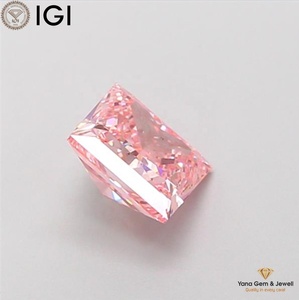 เพชรทรงปริ้นเซส 1.01 กะรัต รับรองโดย IGI สีชมพูสดใสแฟนซี ความสะอาดระดับ VS1 เพชร CVD ที่เพาะเลี้ยงในห้องปฏิบัติการ สำหรับงานออกแบบเครื่องประดับระดับมืออาชีพ - Product Image 6