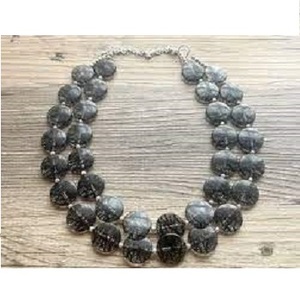 MOON RISE CRAFT Collier Unisexe Personnalisé avec Perles en Résine Vente en Gros Meilleur Fournisseur Bonne Qualité Plaqué Argent Style Classique Tendance - Product Image 4