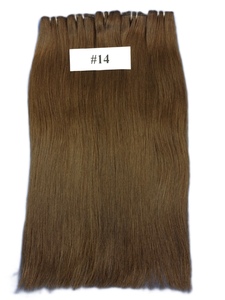 Extensiones de Cabello Caha 100% Remy, Doble Trama, Color # 10 mechones de cabello humano virgen vietnamita cosidos a máquina, 100g - Product Image 3