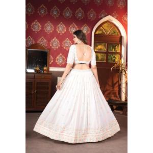 LIKSHA'S Heavy Brodé 146 6 Paillettes Vêtements de Mariage Lehenga Choli pour les Mariées - Product Image 3