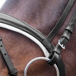 Arreos de cuero genuino para caballos Annabelle, brida de doma ecuestre de cuero a medida, estilo inglés y occidental, fabricante mayorista. - Product Image 5