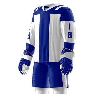 Uniformes de Hockey sobre Hielo Personalizados de Alta Calidad, en Poliéster Transpirable, con Impresión del Nombre del Equipo, Servicio OEM, Colores y Logotipos Personalizados - Product Image 5