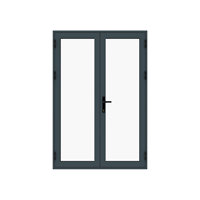 Système de porte en aluminium FRAVI Série 6000, insonorisé, GM55, cadre européen à isolation thermique multicouche FR-GM-55-MC pour la luxe