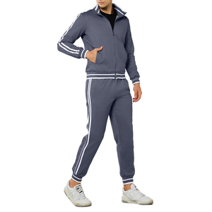 Chándal Deportivo para Hombre, Corte Ajustado, a la Moda, con Cierre, Cómodo, Servicio OEM, Diseño Personalizado - Product Image 6